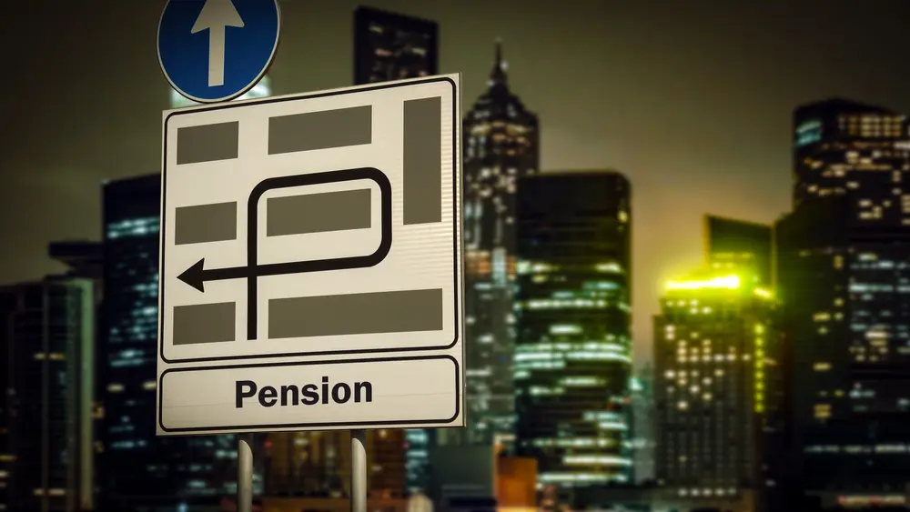 streetsignthedirectionwaytopension